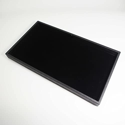 888 Display USA Black Velour Jewelry Pads 5 Pack - Organizer for Jewelry Trays - color: Black