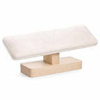 Watch Stand, Wooden T-Bar Velvet Bracelet Holder Jewelry Organizer Jewelry Organizer Holder for Home Use Retail Display, Space Saving Bangle Pendants Tower Rack