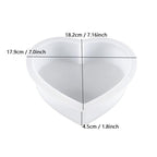 Bookends Resin Molds Set Book Stopper Organize Silicone Mold Crystal Epoxy Resin Molds for Books Office Desktop Organizer (Heart Shape, Round, Hexagon) - color: 3 Bookend molds