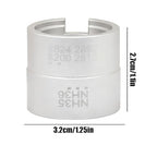 Watch Movement Holder, Double-Sided Repair Mount, Small Size Clock Stand Lightweight Travel, Metal Material Sturdy Stable Design, Watch Accessory Professional Collectible Display - color: Silver