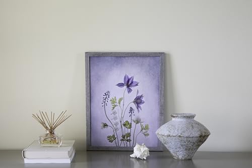 Rustic Farmhouse Textured Ceramic Vase, Handcrafted Distressed White Pottery Flower Vase for Centerpiece, Decorative Vases for Living Room, Kitchen, Bedroom, Office Decor, Gift & Weddings