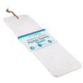 BIRDROCK Home 23" Marble Serving Board - Charcuterie Board for Party Appetizers - Kitchen Platter for Food - Pizza Fruit Display - White