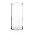 CYS Excel Clear Glass Cylinder Vase (H:9" D:4") Flower Vase Centerpieces Hurricane Floating Candle Holder - size: H-9" D-4"