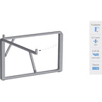 Rain Design 10085 Mbar Pro+ Foldable Laptop Stand - Space Gray - color: Space Gray, style: mBar Pro+