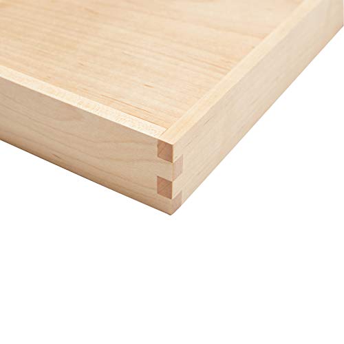 pandapark Wood Organizer Tray,Black Walnut,Desk & Drawer Storage Box (Maple Master) - color: Maple Master-4