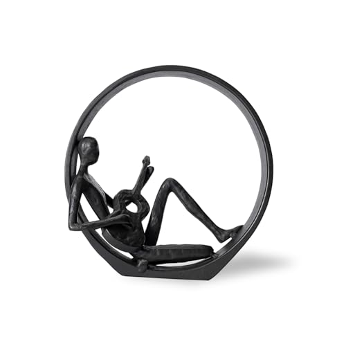 Guitar Figurines Home Decor - Music Decorations for Home, Musician Player Collectible Figurine,Guitar Statue/Sculpture Gifts for Women and Men - style: Guitar Figurines