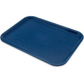 Carlisle FoodService Products CT121614 Café Standard Cafeteria / Fast Food Tray, 12" x 16", Blue - color: Blue