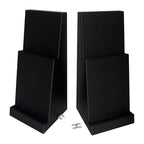 EnderToys Graded Card Display Stand (2 Pack) (2 Tier) (Black) - Compatible with PSA, Beckett, and CGC - size: 2-tier