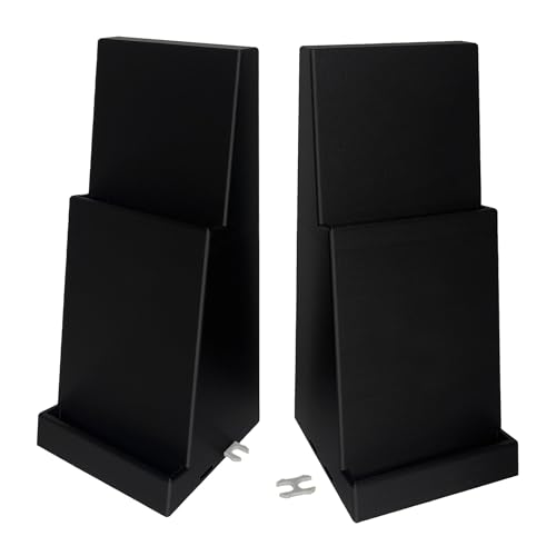 EnderToys Graded Card Display Stand (2 Pack) (2 Tier) (Black) - Compatible with PSA, Beckett, and CGC - size: 2-tier