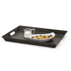 G.E.T. RST-1522-BK Non-Skid Ottoman / Coffee Table Serving Tray, 15" x 20", Black - color: Black, size: 20" x 15" x 2"