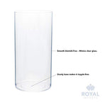 Royal Imports Flower Vase Acrylic Cylinder - Decorative Centerpiece for Home or Wedding - Non Breakable Plastic, 5"X8" Tall Round - Clear - size: 5" x 8" - Single Vase