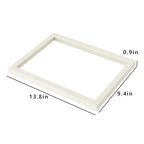 Coward 2Pcs Beige Velvet Glass Lid for the Trays Can Use if Needed - color: Beige Velvet, size: Tray Lid+Tray Lid
