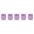 Mega Candles 5 pcs Lavender 1/2 Inch Diameter Ceramic Chime Ritual Spell Candle Holders, Great for Casting Chimes, Meditation, Rituals, Spells, Vigil, Witchcraft, Wiccan Supplies - color: Lavender, size: 5 Pieces
