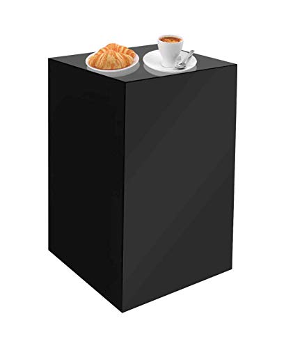 Acrylic Art Sculpture Stand Pedestal Display Black 12" x 12" x 24"h