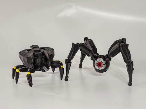 3D Printed Arc Leaper Mechanical Creature 5.1 Inch Sculpture Sci Fi Home Office Desk Decor-Black - color: Leaper-black