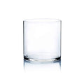 WGV Cylinder Vase, Width 7", Height 7", Clear Wide Large Diameter Flower Glassware, Floral Container, Planter Terrarium for Wedding Party Event, Home Accent Decor, 1 Piece - size: 7"x7"H