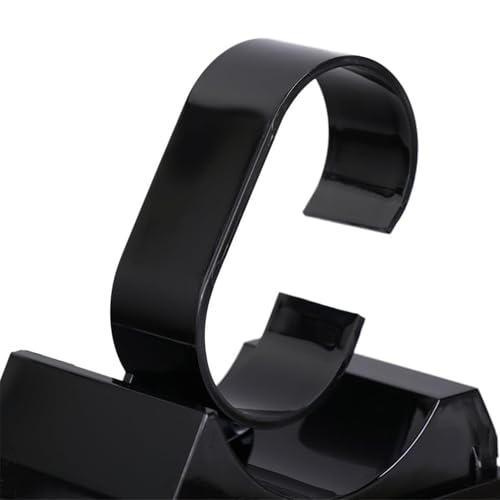 Watch Display Stand with Box 4PCS C Shape Single Watch Bracelet Display Rack Wrist Watch Display Holder Riser Fine Exhibition Store Trade Show for Jewelry Display Home Decor Retail Use