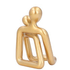 Resins Abstract Couple Statue, Luxury Handcrafted Sculpture, Phone Holder Statue with Abstract Design, Ideal for Home Decor, Wedding & Anniversary Present
