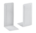 Acrimet Jumbo Premium Metal Bookends 9" (Heavy Duty) (White Color) (1 Pair)