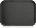 New Star Foodservice Restaurant Grade Non-Slip Tray, Plastic, Rubber Lined, Rectangular (Black, 15-Inch x 20-Inch) - color: Black, size: 15-Inch x 20-Inch