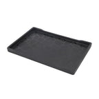 Decorative Tray, Modern Minimalist Tray for Bathroom (Black)