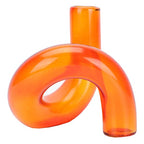 Happyyami 1pc Nordic Hydroponic Vase Unique Creative Glass Flowerpot for Home Decor Stylish Special Shaped Design for Shops Restaurants and Living Spaces