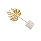 Metal Ginkgo Leaf Ornaments, Gold Ginkgo Leaves Sculpture Home Desktop Statues, Light Luxury Miniatures Crafts Leaves for Bedroom Living Room Decoration