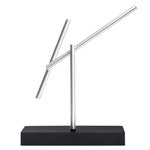 CulinaryEdge Kinetic Energy Sculpture Sticks – Battery Powered Motion Desk Toy, Elegant Metal Physics Decor for Office and Home