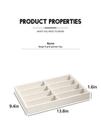 Coward Sunglass Organizer, Beige Velvet Glasses Trays - Eyeglasses Watches Jewelry Display - Men Women (8 Grids) - color: Beige Velvet, size: Sunglasses Tray