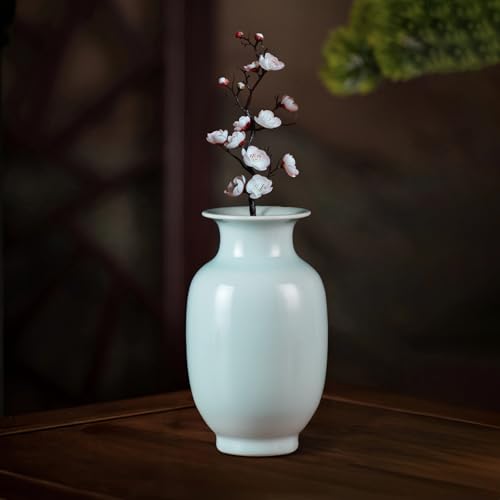 KAMMAK Colored Ceramic Vase, Beautiful Hand-Painted Decorative Vase, Modern Art Porcelain Vase for Flower Mantle Dining Table Centerpiece, Entryway Living Room Wedding Decoration, SS006 - style: SS006
