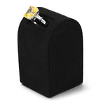 Microfiber Jewelry Ring Display Stand Rings Display Organizer Stand (Black, High) - size: 1.57" x 1.57" x 2.68"