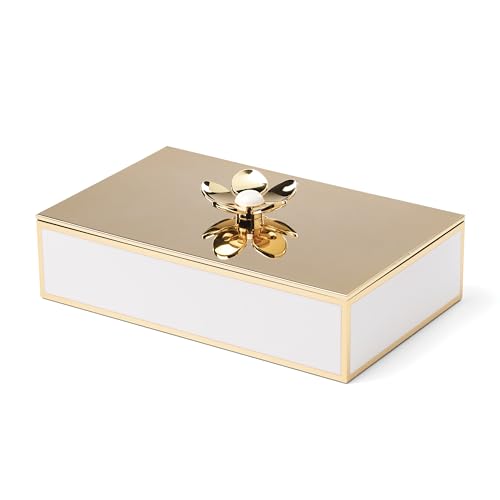 kate spade new york Make It Pop Large Floral Box, Gold - style: Floral Box