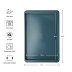 KitchenAid Nonstick Swiss Engineered Aluminized Steel Baking Sheet, Dishwasher Safe, Agave, 13x18 Inch - color: Agave, size: 13 x 18 Inch