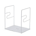 Minimalist Style Bookends Metal Adjustable Books Holder Stand Book Rack Desk Bookend - Z line, White - color: Z Line, White