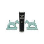 Creative Co-Op Metal Dog Shaped Metal Bookend Set