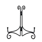 SVENJBB Black Metal Plate Stand, 12 Inch Display Holder, Small Plate Display Stand for Cookbook, Picture Frame, Photo, Decorative Items (1 Pack)