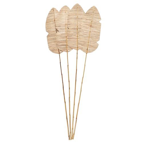 Deco 79 Dried Plant Bamboo Home Decor Natural Foliage Natural Dried Foliage, Set of 4 Foliage for Decoration 13"W, 79"H, Brown - color: Brown, size: 13" W x 79" H
