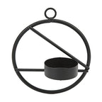 Metal Tea Light Holder, Modern Minimalist Round Candle Stand with Sturdy Base, for Home Office Table Decoration and Gift, 10 x 4cm