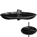 Geelin 21'' Plastic Bird Seed Catcher Tray for 1'' Outdoor Pole Feeders, Removable Bird Seed Catcher Tray for Hummingbird Bee Feeders Outdoors, Backyard, Garden, Not Included Pole
