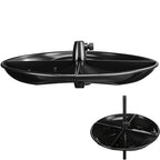Geelin 21'' Plastic Bird Seed Catcher Tray for 1'' Outdoor Pole Feeders, Removable Bird Seed Catcher Tray for Hummingbird Bee Feeders Outdoors, Backyard, Garden, Not Included Pole