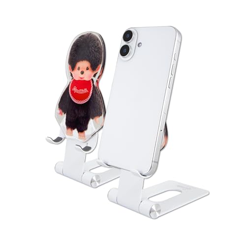 Sonix x Monchhichi Character Phone Stand | Adjustable Cell Phone Holder, Desk Stand, Dock | Monchhichi Boy - color: Monchhichi Boy