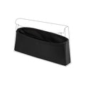 DGAZ Silk Purse Organizer Insert Fits Hermes Kelly Elan Bags，Silky Smooth Bag Organizer，Luxury Handbag & Tote Shaper(Black) - color: Black