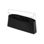 DGAZ Silk Purse Organizer Insert Fits Hermes Kelly Elan Bags，Silky Smooth Bag Organizer，Luxury Handbag & Tote Shaper(Black) - color: Black