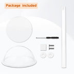 Acrylic Hat Display Stand, 8'' Clear Domed Baseball Cap Rack, Durable Tabletop Cowboy Hat Holder Wig Stand Hat Organizer Stand for Closet, Vendors, Counter, Salons - size: Fixed 8" - 1 Pack