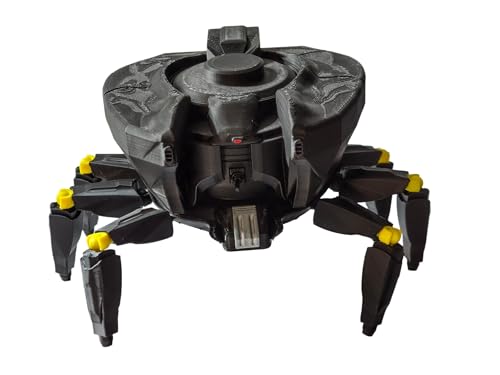 3D Printed Arc Raiders Bastion Mechanical Creature Sculpture Sci Fi Home Office Desk Decor - color: Black