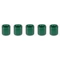 Mega Candles 5 pcs Green 1/2 Inch Diameter Ceramic Chime Ritual Spell Candle Holders, Great for Casting Chimes, Meditation, Rituals, Spells, Vigil, Witchcraft, Wiccan Supplies - color: Green, size: 5 Pieces
