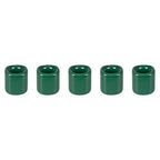 Mega Candles 5 pcs Green 1/2 Inch Diameter Ceramic Chime Ritual Spell Candle Holders, Great for Casting Chimes, Meditation, Rituals, Spells, Vigil, Witchcraft, Wiccan Supplies - color: Green, size: 5 Pieces