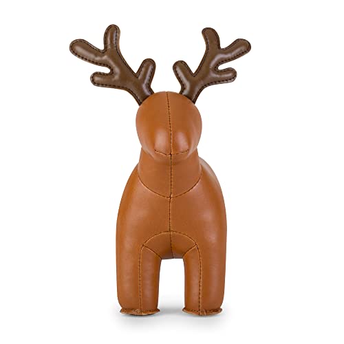 Zuny, Zuny Series Bookend Tan for Shelves, Office Decorative- Reindeer Miyo - color: Reindeer Miyo