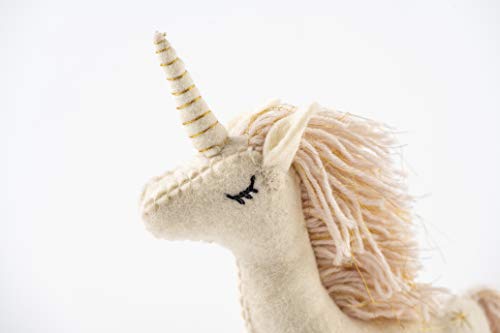 Mud Pie Unicorn Bookend, 8" x 8" x 4 1/2", Multicolor