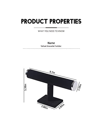 Bracelet Holder Stand,Bracelet Organizer Display for Selling,Bangle Organizer for Women,Watch Storage Holder for Men,Jewelry Business Supplies (Black + metal lid) - style: Style 1 （Black 1 Tier ）